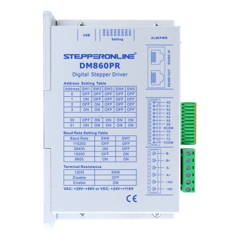Y-serie Modbus RS485 stappenmotor driver 0-6,0A 24-110VDC voor Nema 34 stappenmotoren