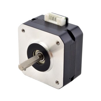 E serie Nema 17 Bipolair 1.8deg 17Ncm(24.07oz.in) 1A 42x42x23mm 4 Draden