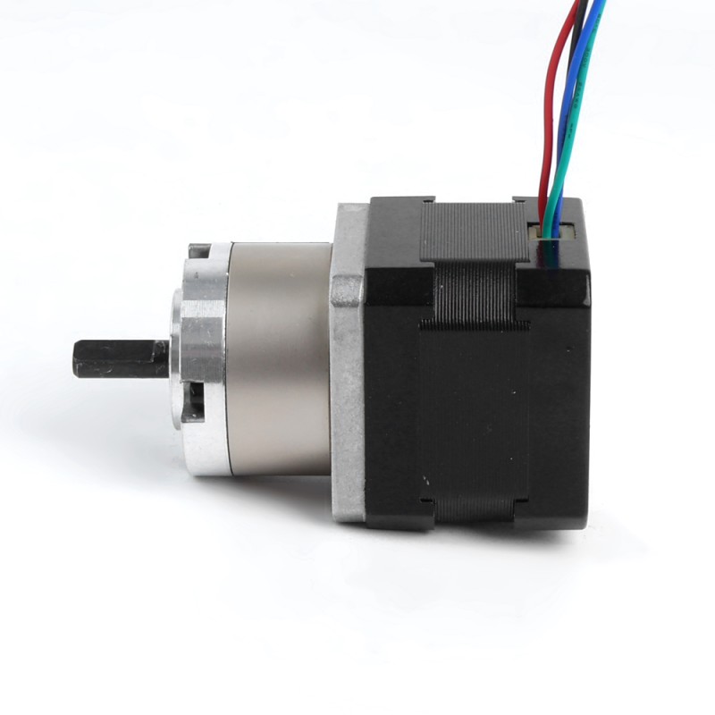 Nema 17 stappenmotor bipolair L=33mm w/versnelling 5:1 planetaire tandwielkast