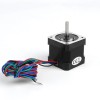 Nema 17 Bipolair 45Ncm(63.74oz.in) 2A 42x42x40mm 4 Draden met 1m Kabel & Aansluiting