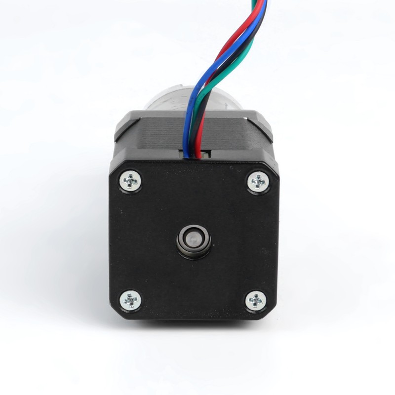 Nema 17 stappenmotor bipolair L=48mm w/versnelling 51:1 planetaire tandwielkast
