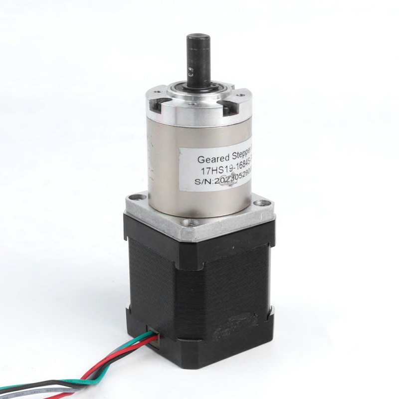 Nema 17 stappenmotor bipolair L=48mm w/versnelling 51:1 planetaire tandwielkast