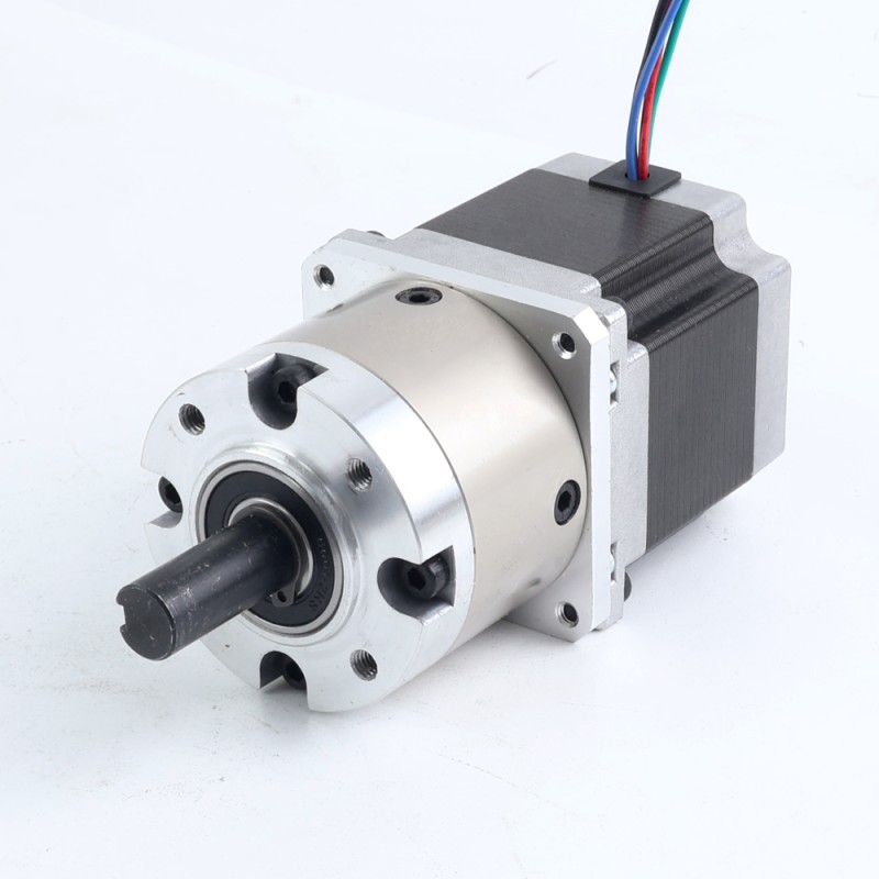Nema 23 stappenmotor bipolair L=56mm met tandwielverhouding 47:1 planetaire tandwielkast