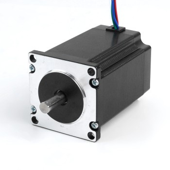 Gebruikt – Voorraad in China - Nema 23 stappenmotor 2.4Nm (339.87oz.in) 4A 57x57x82mm 8mm as 4 draden