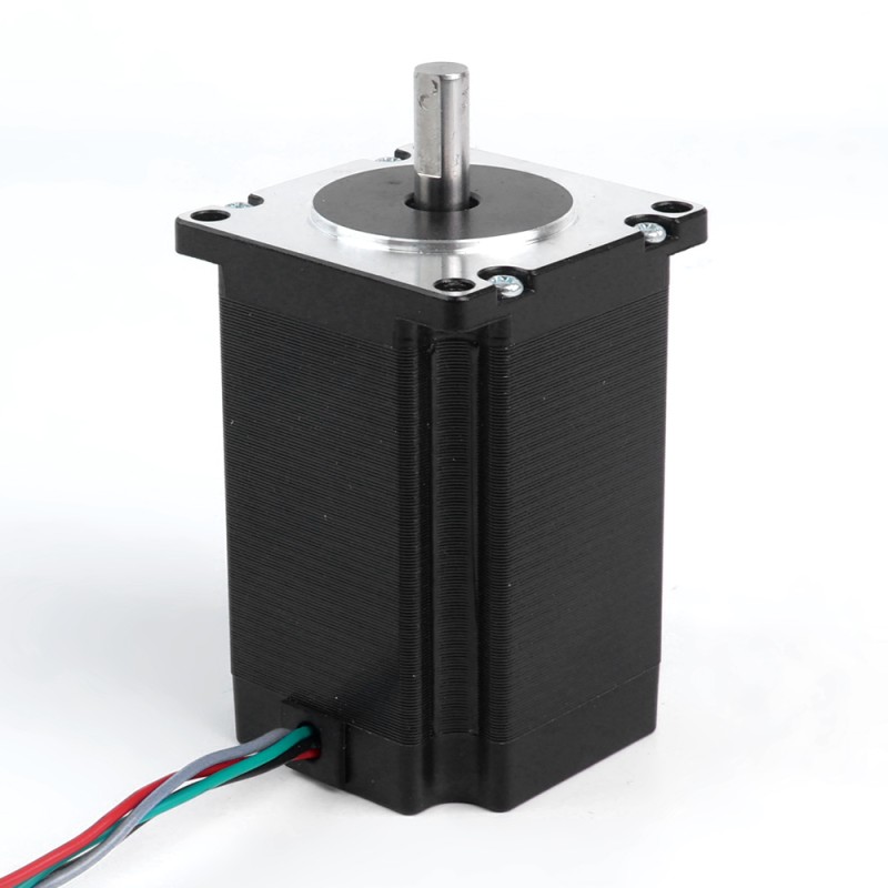 Nema 23 stappenmotor 2.4Nm (339.87oz.in) 4A 57x57x82mm 8mm as 4 draden
