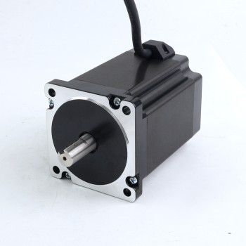 Gebruikt – Voorraad in China - S-serie Nema 34 stappenmotor 8.5Nm (1204oz.in) 14mm spiebaan as 1m kabel