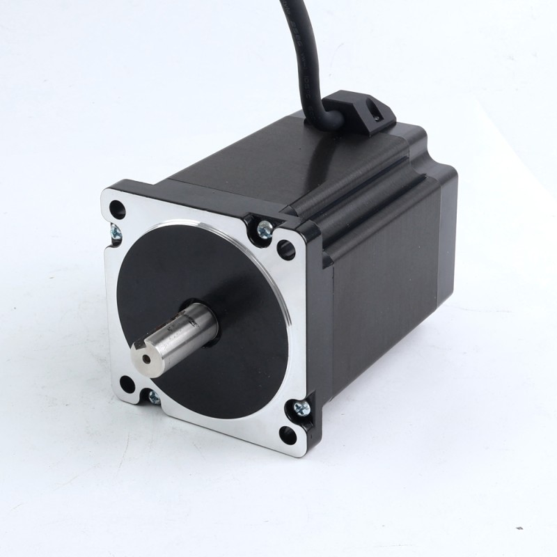 S-serie Nema 34 stappenmotor 8.5Nm (1204oz.in) 14mm spiebaan as 1m kabel