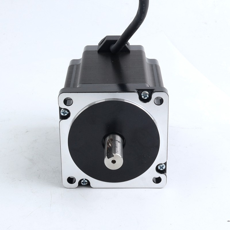 S-serie Nema 34 stappenmotor 8.5Nm (1204oz.in) 14mm spiebaan as 1m kabel