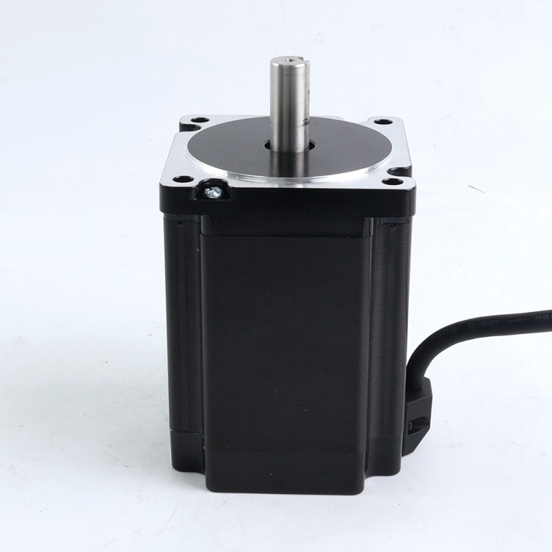 S-serie Nema 34 stappenmotor 8.5Nm (1204oz.in) 14mm spiebaan as 1m kabel