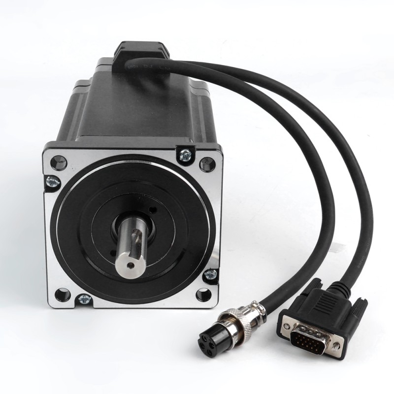 S-serie Nema 34 Closed Loop stappenmotor 12.0 Nm (1699.34oz.in) Encoder 1000PPR (4000CPR)