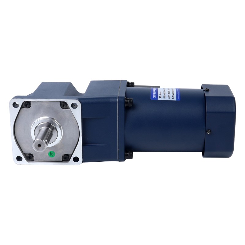 Drie fase 220VAC/380VAC 200W 50/60Hz Flens 104mm Overbrengingsverhouding 100:1 AC-inductiemotor met haakse versnellingsbak