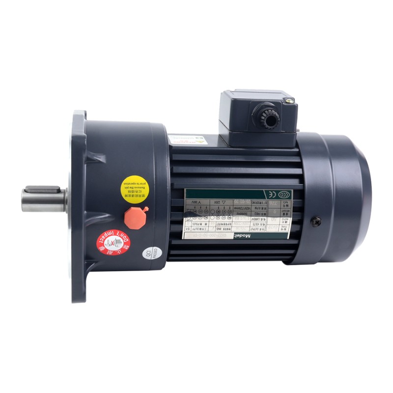 GV Serie Verticale middelgrote tandwielmotor Vermogen 0,1-3,7KW Overbrengingsverhouding 3-1800 met rem - GV-XX-XXX-XX-X-B-XX-XX | StepperOnline