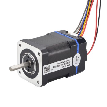 ESS-serie 0,48Nm(68oz.in) Nema 17 geïntegreerde gesloten lus stappen servomotor 24-36VDC 1000PPR ESS-serie 0,48Nm(68oz.in) Nema 17 geïntegreerde gesloten lus stappen servomotor 24-36VDC 1000PPR