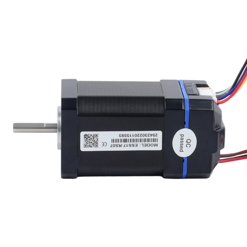 ESS Serie 0,72Nm(101,96oz.in) Nema 17 Geïntegreerde RS485 gesloten lopen stappenmotor-servomotor 24VDC 1000PPR - ESS17-RS07 | StepperOnline