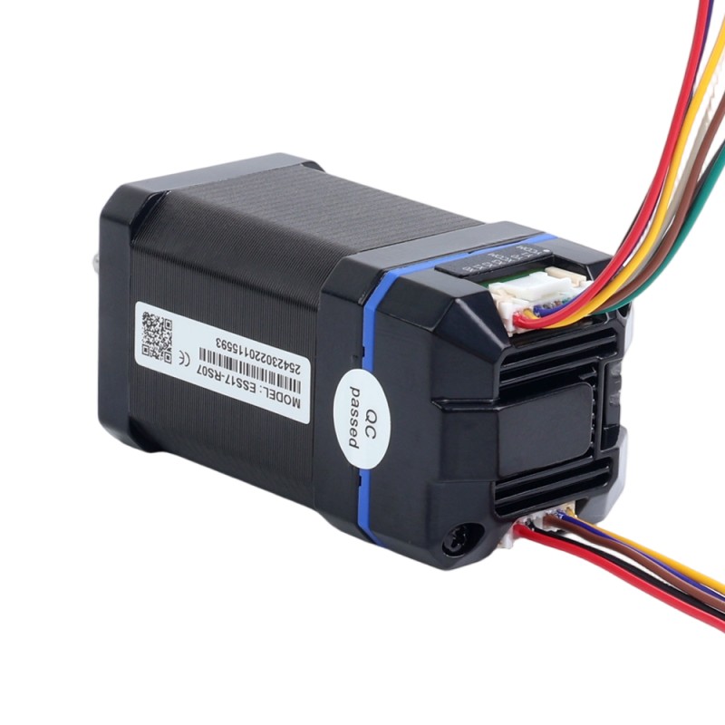 ESS Serie 0,72Nm(101,96oz.in) Nema 17 Geïntegreerde RS485 gesloten lopen stappenmotor-servomotor 24VDC 1000PPR - ESS17-RS07 | StepperOnline