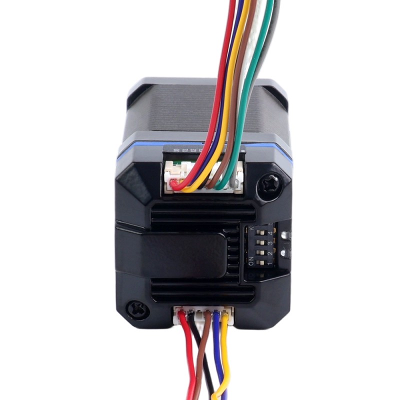 ESS Serie 0,72Nm(101,96oz.in) Nema 17 Geïntegreerde RS485 gesloten lopen stappenmotor-servomotor 24VDC 1000PPR - ESS17-RS07 | StepperOnline