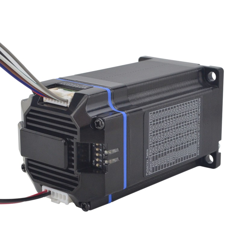 ESS-serie 2,2 Nm (311,55oz.in) Nema 23 geïntegreerde gesloten lus Stepper Servomotor 24-50VDC 1000PPR - ESS23-20 | StepperOnline