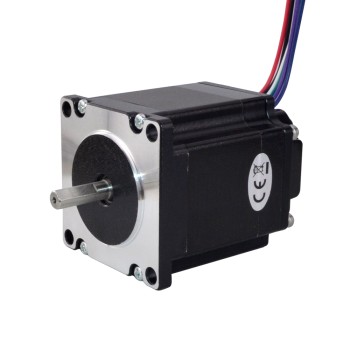 Nema 23 Geïntegreerde Stappenmotor 126Ncm(178.4oz.in) met Driver ISD04 12-38VDC