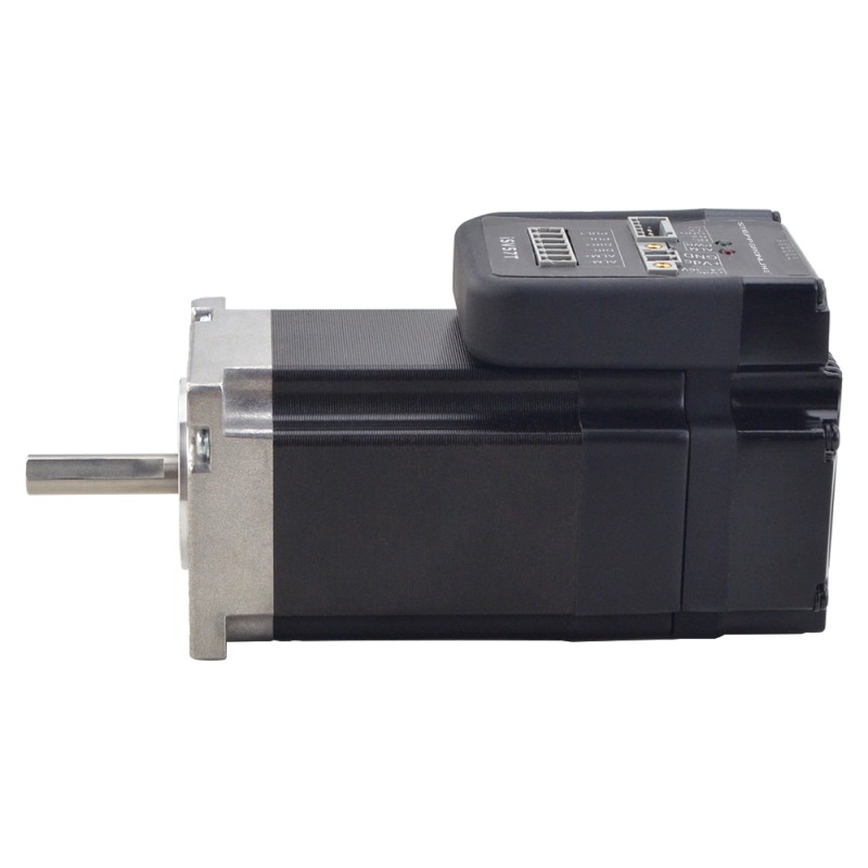 NEMA 23 geïntegreerde eenvoudige servomotor 130w 3000 rpm 0,45 Nm (63,73oz.in) 20-50VDC borstelloze DC-servomotor
