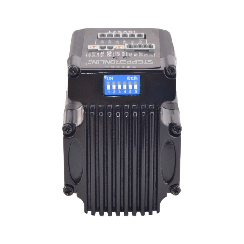 NEMA 23 geïntegreerde eenvoudige servomotor 130w 3000 rpm 0,45 Nm (63,73oz.in) 20-50VDC borstelloze DC-servomotor