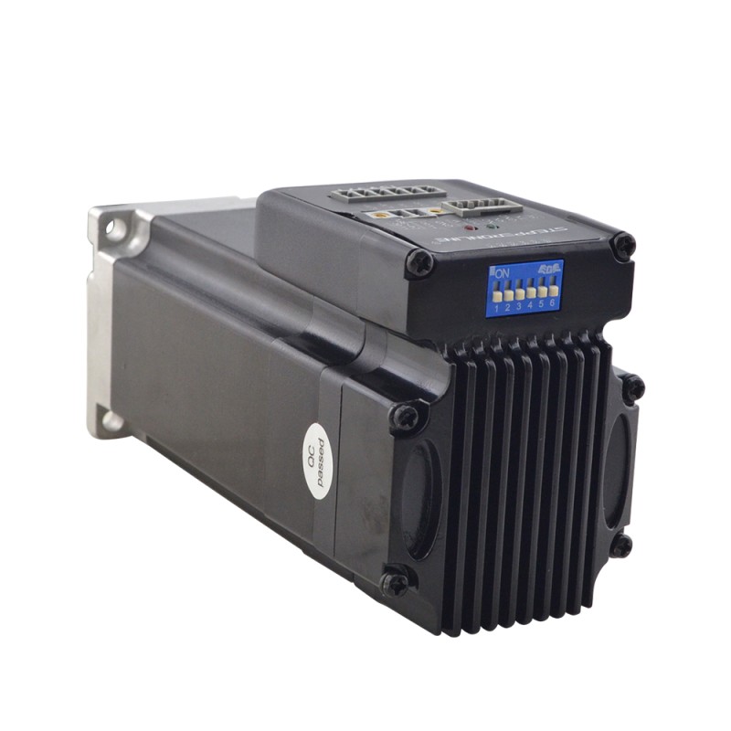 NEMA 23 geïntegreerde eenvoudige servomotor 180w 3000 rpm 0,6 Nm (84,98oz.in) 20-50VDC servomotor - korte as