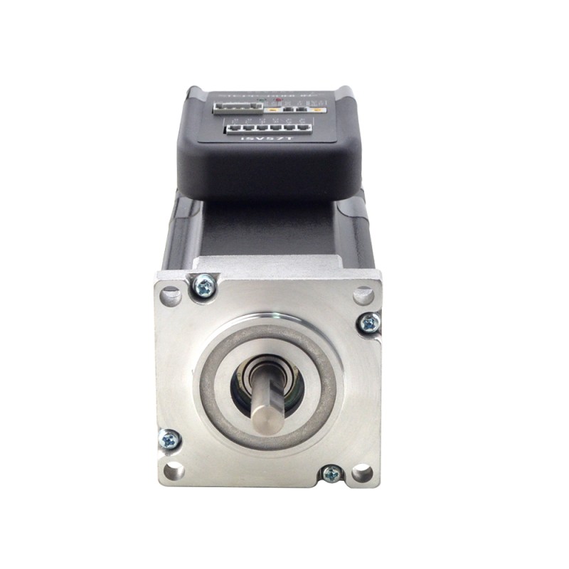 NEMA 23 geïntegreerde eenvoudige servomotor 130w 3000 rpm 0,45Nm(63,73oz.in) 20-50VDC servomotor - korte as