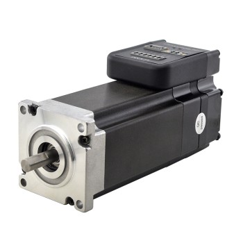 NEMA 23 geïntegreerde eenvoudige servomotor 180W 3000rpm 0,6Nm(84,98oz.in) 20-50VDC servomotor - korte as NEMA 23 geïntegreerde eenvoudige servomotor 180W 3000rpm 0,6Nm(84,98oz.in) 20-50VDC servomotor - korte as