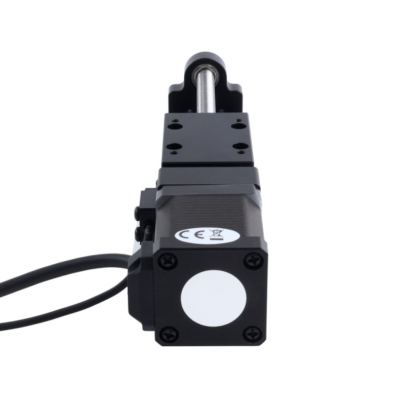 Nema 14 stappenmotor kogelomloopspindel lineaire actuator 1,5A Slag 80mm 0,2Nm(28,32oz-in) Spoeding 2mm(0,07874) met sensor - LMD14S18BAB15-080 | StepperOnline Nema 14 stappenmotor kogelomloopspindel lineaire actuator 1,5A Slag 80mm 0,2Nm(28,32oz-in) Spoeding 2mm(0,07874) met sensor - LMD14S18BAB15-080 | StepperOnline