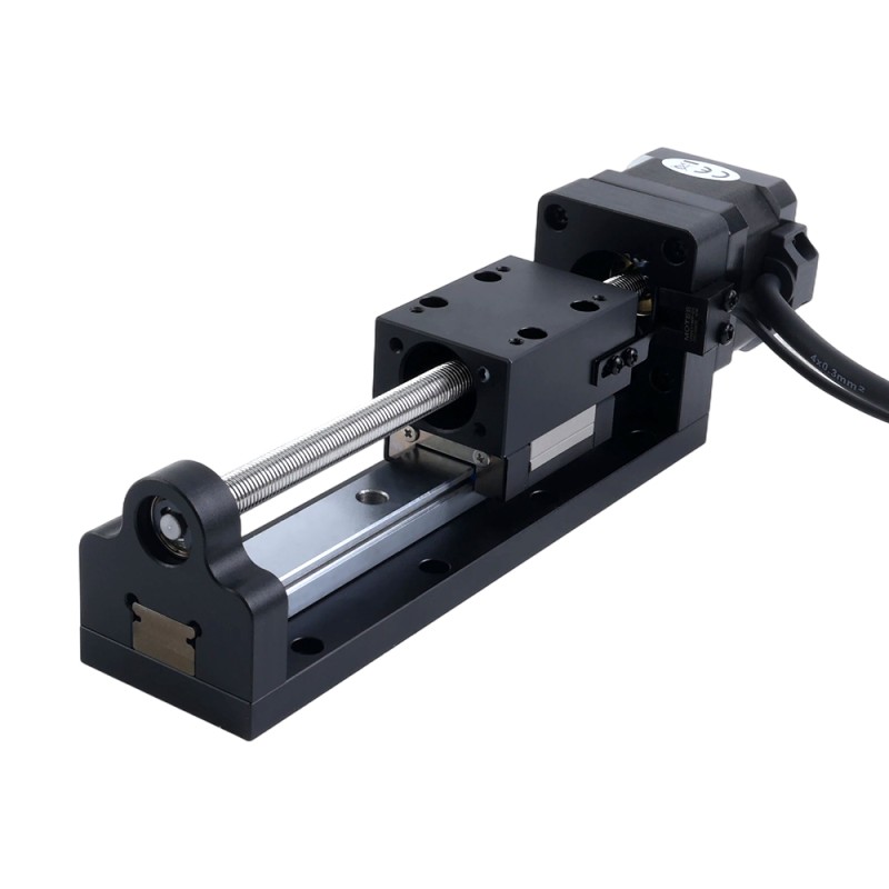 Nema 17 stappenmotor kogelomloopspindel lineaire actuator 1,5A Slag 80mm 0,25Nm(35,40oz-in) Spoeding 1mm(0,03937) met sensor - LMD17S13BSB15-080 | StepperOnline