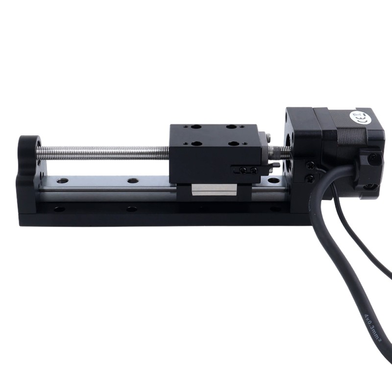 Nema 17 stappenmotor kogelomloopspindel lineaire actuator 1,5A Slag 80mm 0,25Nm(35,40oz-in) Spoeding 1mm(0,03937) met sensor - LMD17S13BSB15-080 | StepperOnline