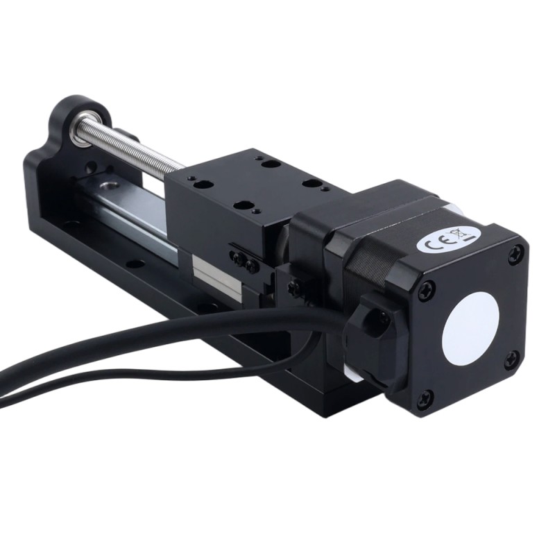 Nema 17 stappenmotor kogelomloopspindel lineaire actuator 1,5A Slag 80mm 0,25Nm(35,40oz-in) Spoeding 1mm(0,03937) met sensor - LMD17S13BSB15-080 | StepperOnline