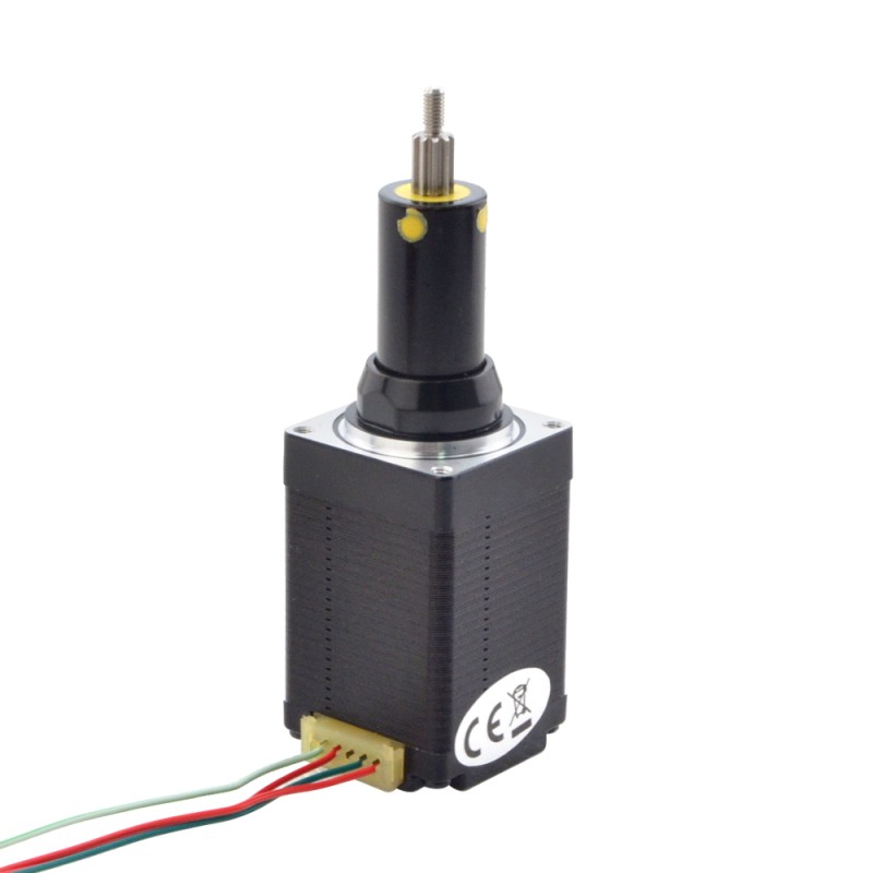 NEMA 11 Captive Acme Lineaire Stappenmotor 1.0A 46mm Stack Screw Lead 2,54mm (0,1) Reis 25,4mm
