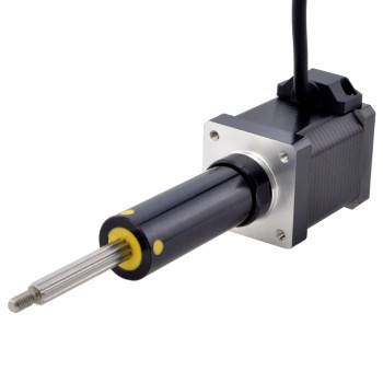 NEMA 14 Captive Acme Lineaire Stappenmotor 1.5A 47mm Stapel Schroefdraad 6.35mm (0.25")