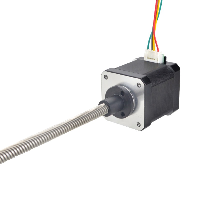 Nema 17 Dubbele Schacht Extern 48mm Stap 1,68A Lood 8mm (0,31496) Lengte 200mm Achterste Schachtlengte 13mm