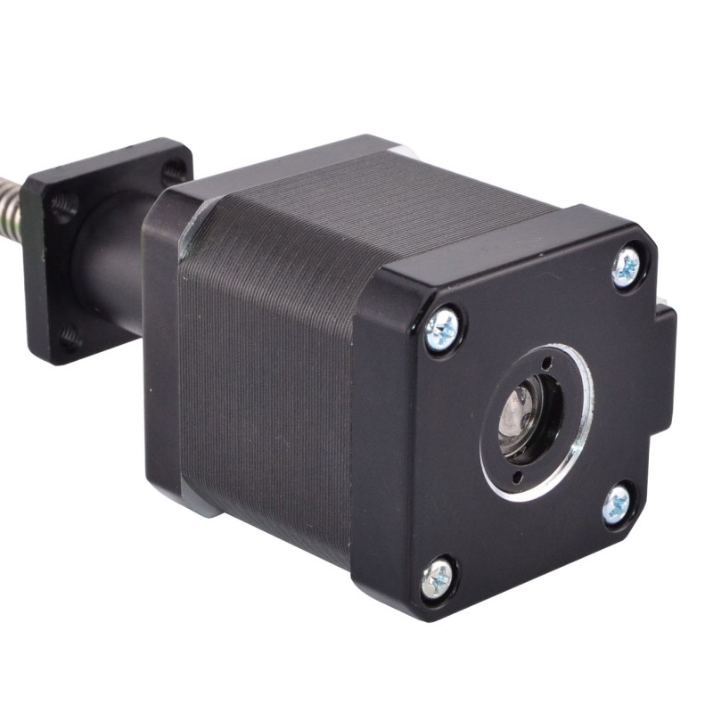 Anti-backlash schroefmoer Nema 17 extern 48mm stapel 1,68A kabel 2mm(0,07874") lengte 330mm - 17E19S1684AB4-330RA | StepperOnline Anti-backlash schroefmoer Nema 17 extern 48mm stapel 1,68A kabel 2mm(0,07874") lengte 330mm - 17E19S1684AB4-330RA | StepperOnline