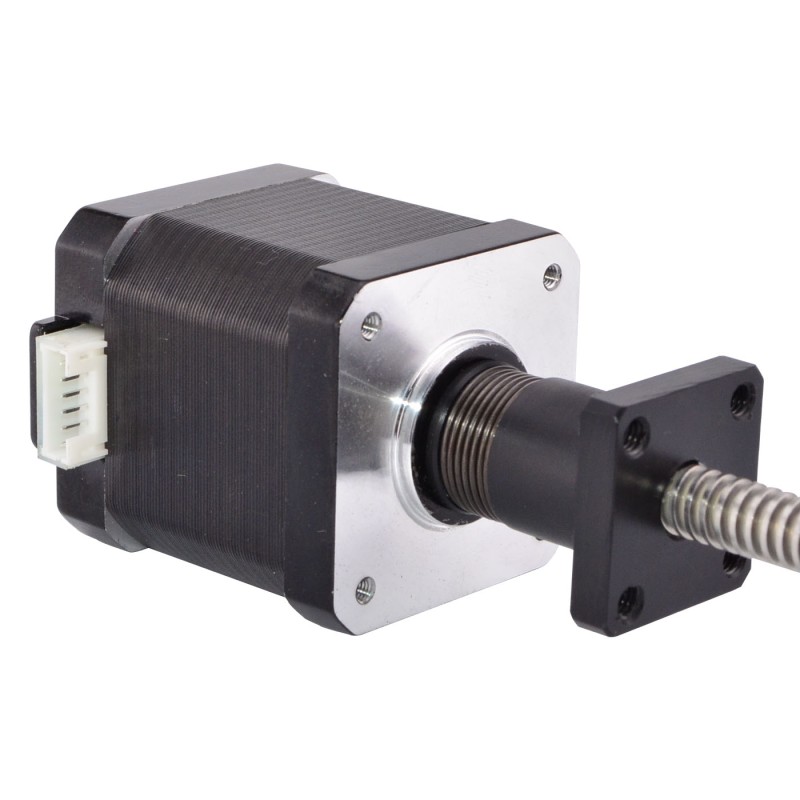 Anti-backlash schroefmoer Nema 17 extern 48mm stapel 1,68A kabel 2mm(0,07874") lengte 330mm - 17E19S1684AB4-330RA | StepperOnline Anti-backlash schroefmoer Nema 17 extern 48mm stapel 1,68A kabel 2mm(0,07874") lengte 330mm - 17E19S1684AB4-330RA | StepperOnline
