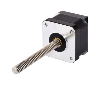 Nema 17 Niet-contact 34mm Stack 0,4A Lood 8mm (0,31496")