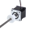 Nema 14 Externe stapel 34mm 0,57A Draad 2,4384mm(0,096") Lengte 150mm - 14E13S0574JE4-150RS | StepperOnline