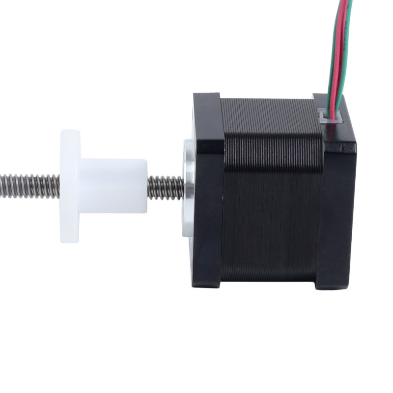 Nema 14 Externe stapel 34mm 0,57A Draad 2,4384mm(0,096") Lengte 150mm - 14E13S0574JE4-150RS | StepperOnline