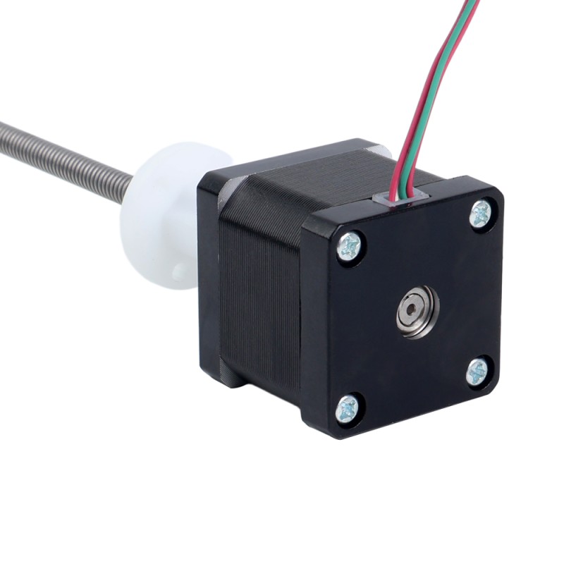 Nema 14 Externe stapel 34mm 0,57A Draad 2,4384mm(0,096") Lengte 150mm - 14E13S0574JE4-150RS | StepperOnline