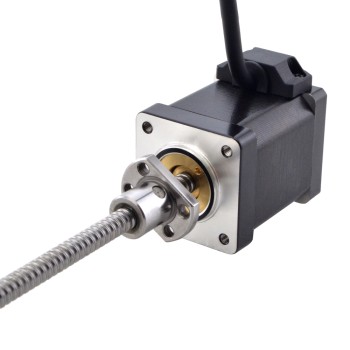 NEMA 14 externe bal schroef lineaire stappenmotor 1,5 A 47 mm stack schroef leiden 2 mm (0,07874")  