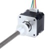 Nema 17 extern 34mm stapelhoogte 0.4A kabel 8mm(0.31496") lengte 150mm - 17E13S0404MB4-150RS | StepperOnline