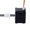 Nema 17 extern 34mm stapelhoogte 0.4A kabel 8mm(0.31496") lengte 150mm - 17E13S0404MB4-150RS | StepperOnline