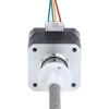 Nema 17 extern 34mm stapelhoogte 0.4A kabel 8mm(0.31496") lengte 150mm - 17E13S0404MB4-150RS | StepperOnline