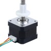 Nema 17 extern 34mm stapelhoogte 0.4A kabel 8mm(0.31496") lengte 150mm - 17E13S0404MB4-150RS | StepperOnline