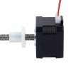 Nema 17 externe 34mm stapel 0,4A-kabel 8mm(0,31496") lengte 200mm - 17E13S0404MB4-200RS | StepperOnline