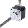 Nema 17 externe 34mm stapel 0,4A-kabel 8mm(0,31496") lengte 300mm - 17E13S0404MB4-300RS | StepperOnline