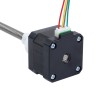 Nema 17 externe 34mm stapel 0,4A-kabel 8mm(0,31496") lengte 300mm - 17E13S0404MB4-300RS | StepperOnline