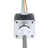 Nema 17 externe 34mm stapel 0,4A-kabel 8mm(0,31496") lengte 300mm - 17E13S0404MB4-300RS | StepperOnline