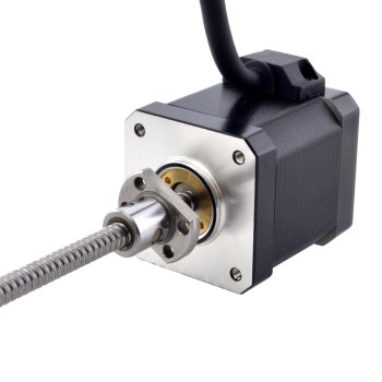 NEMA 17 externe bal schroef lineaire stappenmotor 2,5 A 48 mm stack schroef leiden 2mm (0,07874") 